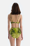 Multicolor Yüksek Bel Bikini Alt