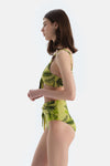 Multicolor Yüksek Bel Bikini Alt