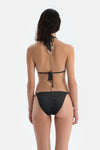 Siyah Spagetti Bikini Alt