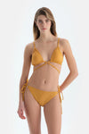 Hardal Düşük Bel Bikini Alt