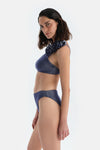 Mürdüm Yüksek Bel Bikini Alt