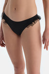 Siyah Düşük Bel Bikini Alt