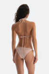 Ekru Spagetti Bikini Alt