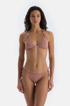 Kahverengi Spagetti Bikini Alt