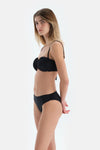 Siyah Orta Bel Bikini Alt