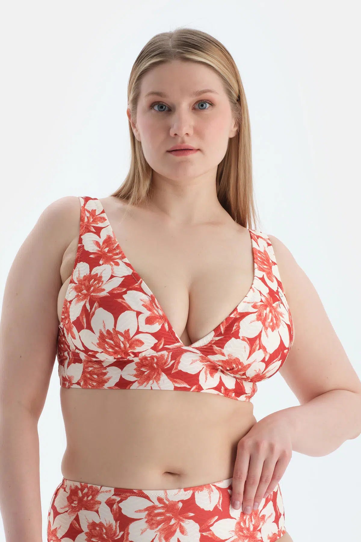 Multicolor Korseli Toparlayıcı Bikini Üst