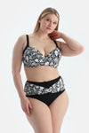 Multicolor Korseli Toparlayıcı Bikini Üst