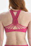 Fuşya Halter Yaka Bikini Üst
