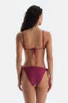 Vişne Üçgen Küçük Bikini Üst
