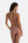 Kahverengi Üçgen Küçük Bikini Üst