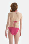 Fuşya Üçgen Küçük Bikini Üst