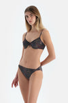 Multicolor Balenli Bikini Üst