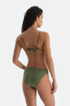 Multicolor Üçgen Küçük Bikini Üst