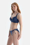 Indigo Kaplı Bikini Üstü