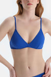 Sax Mavisi Üçgen Küçük Bikini Üst