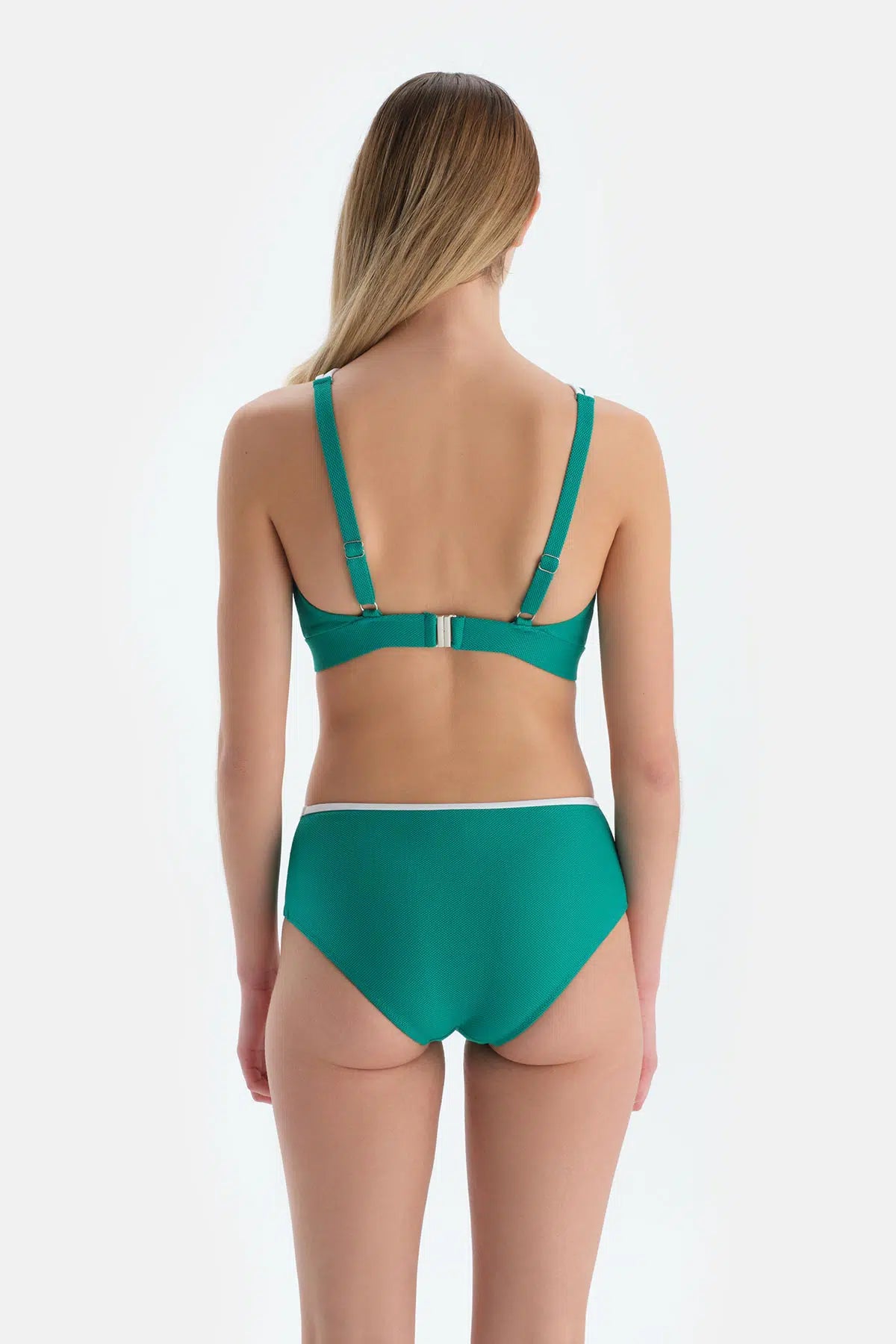 Yeşil Halter Yaka Bikini Üst