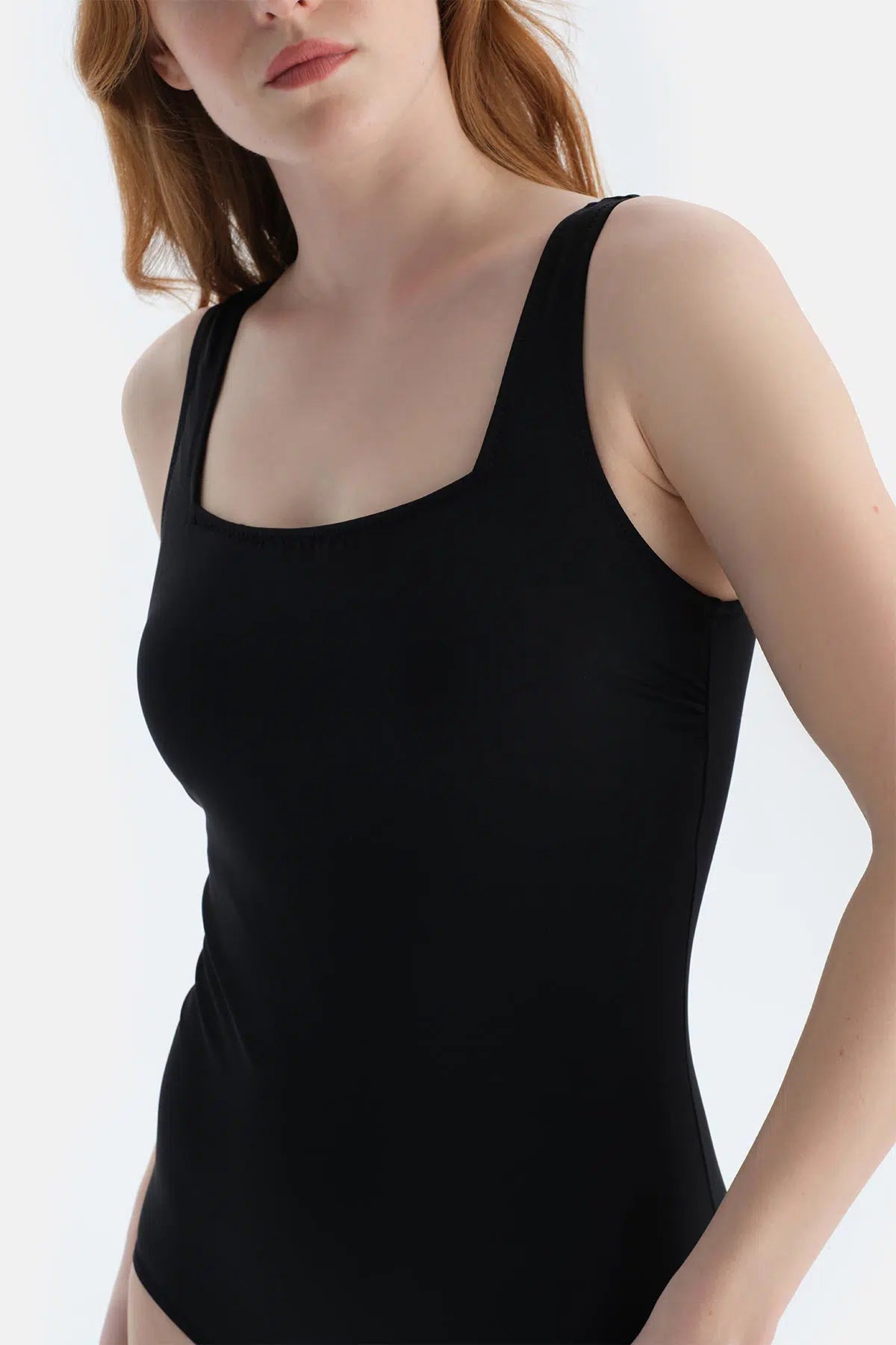 Siyah Kare Yaka Mayo