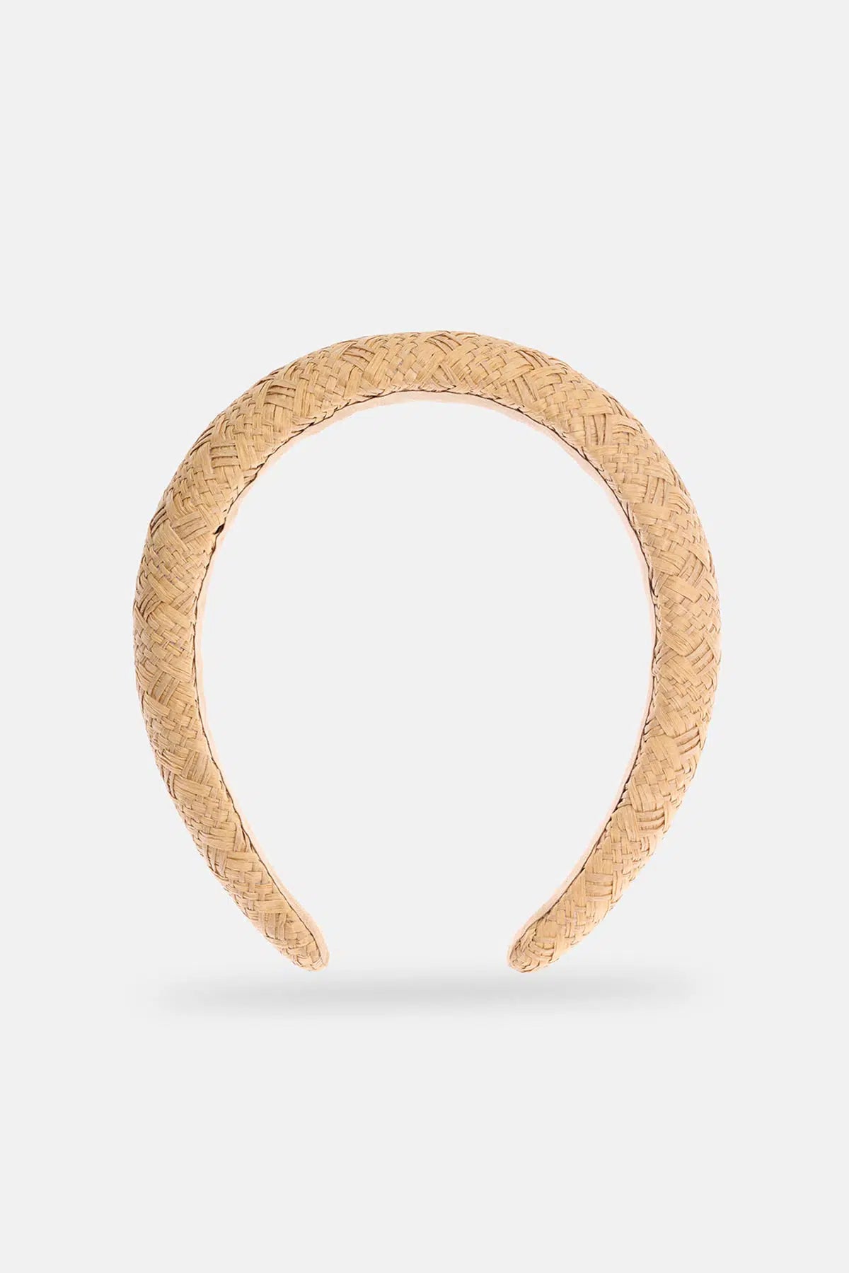 Bej Kadın Hasır Taç