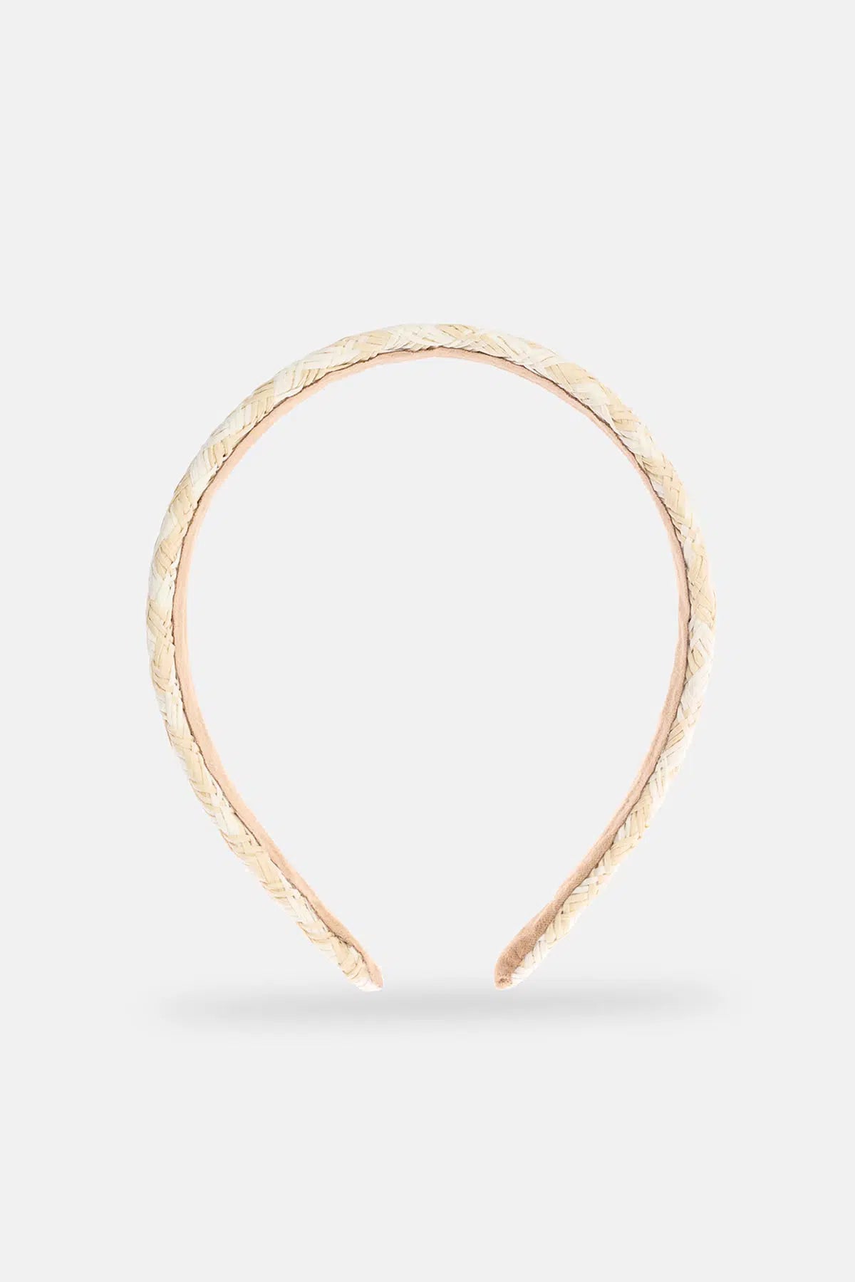 Ekru Kadın Hasır Taç