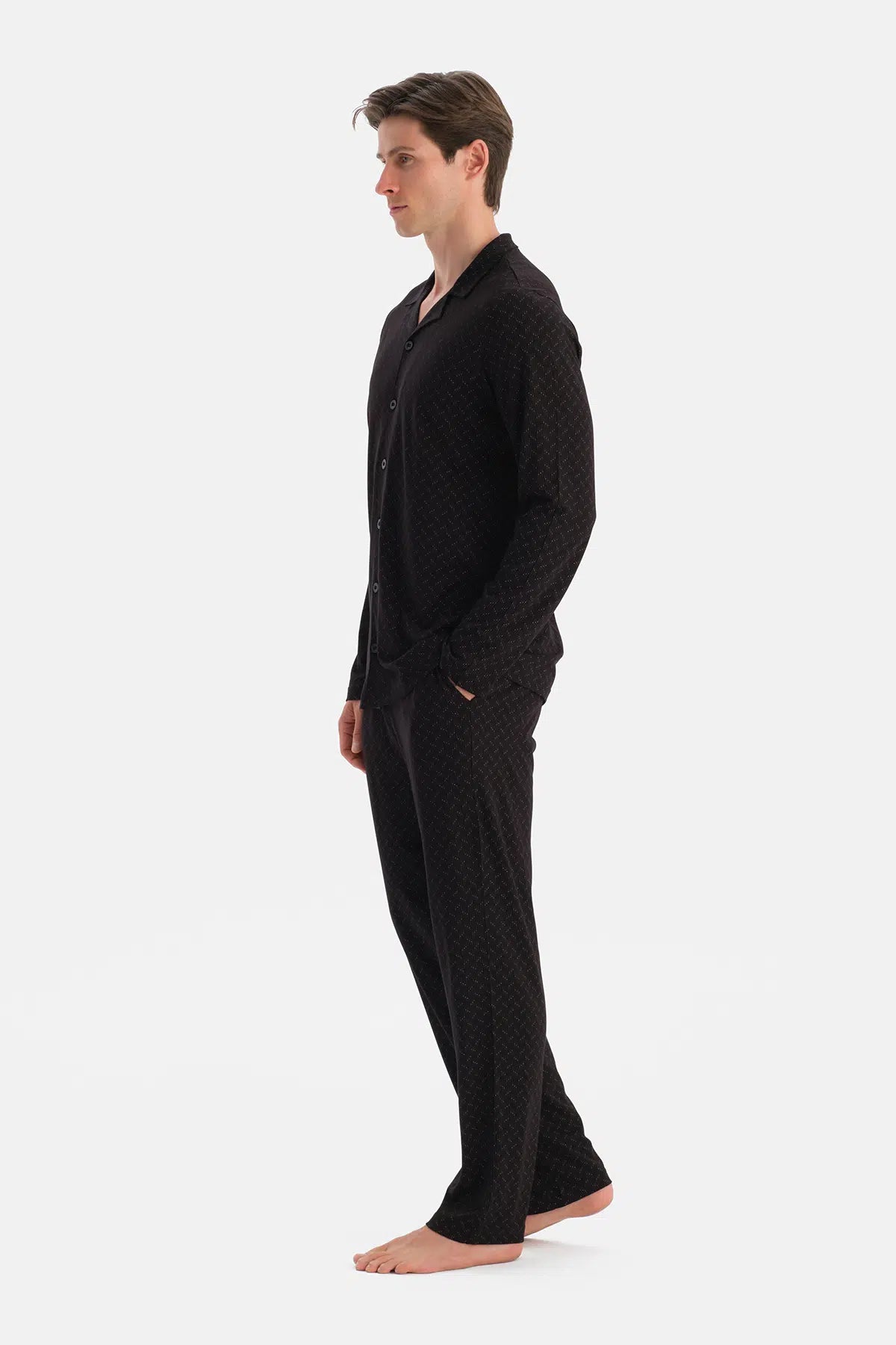 UZUN KOLLU GÖMLEK PANTOLON TAKIM