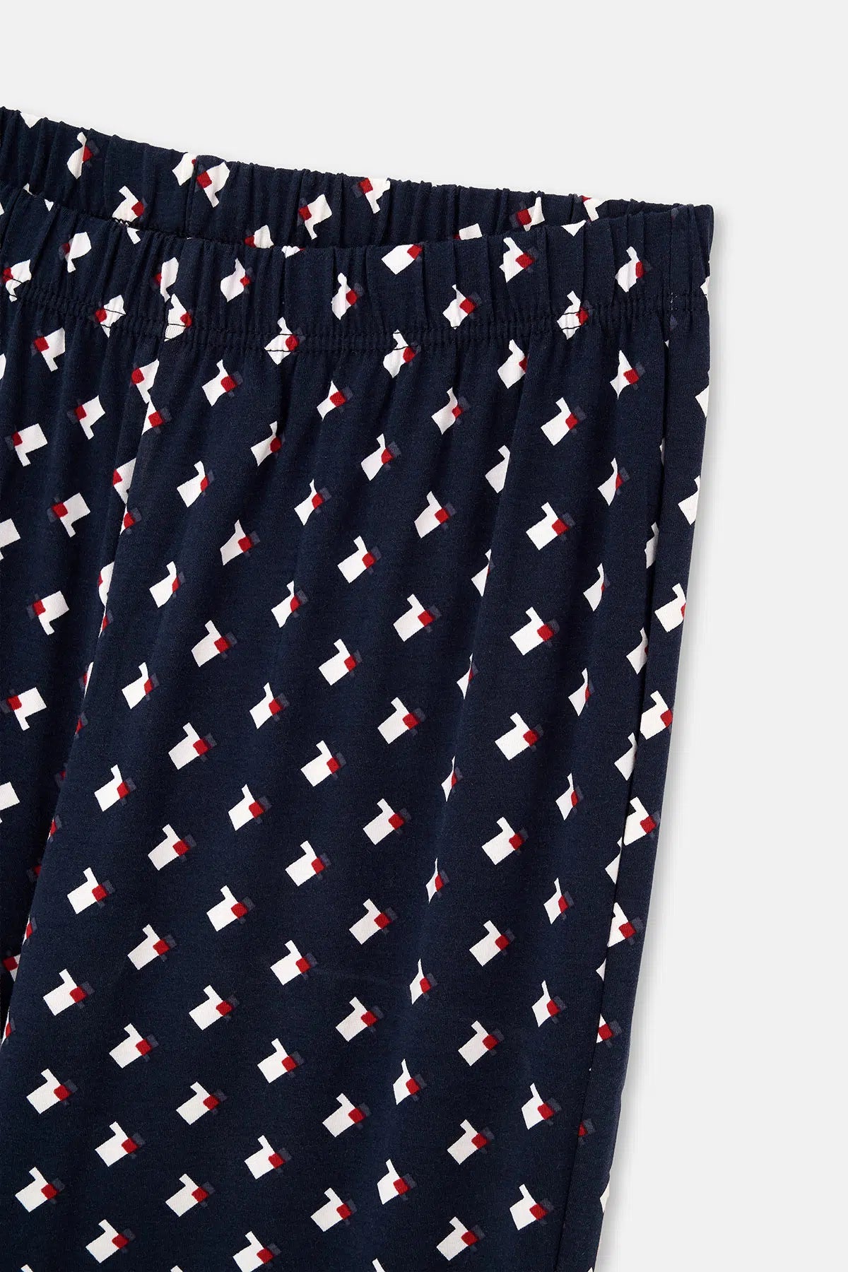 Kırmızı Erkek Uzun Kollu Pijama Takımı