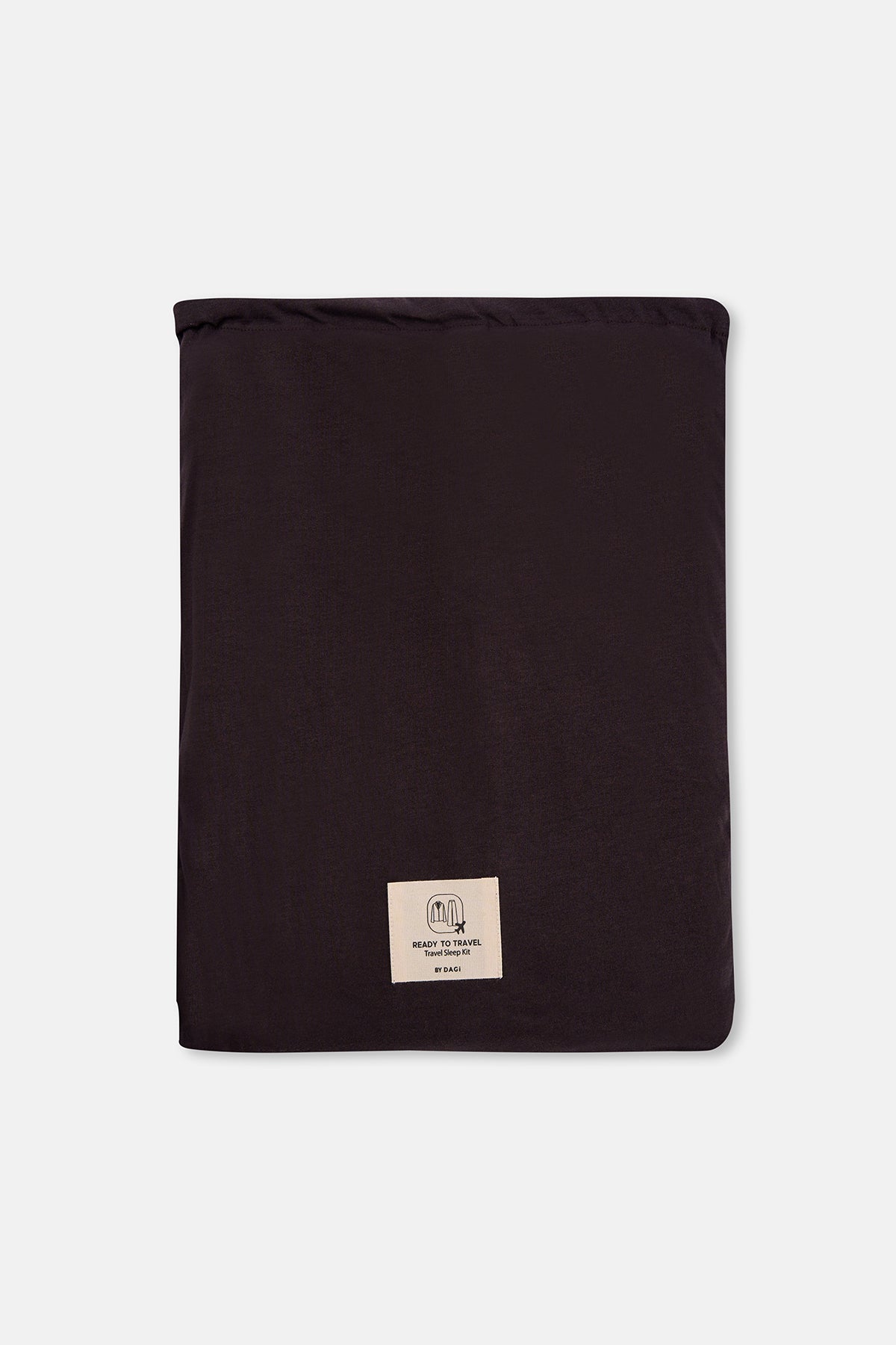 Koyu Kahve Travel Tişört Pantolon Pijama Seti