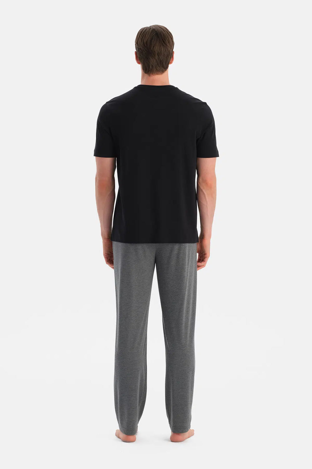 Antrasıt İkili Örme Pantolon