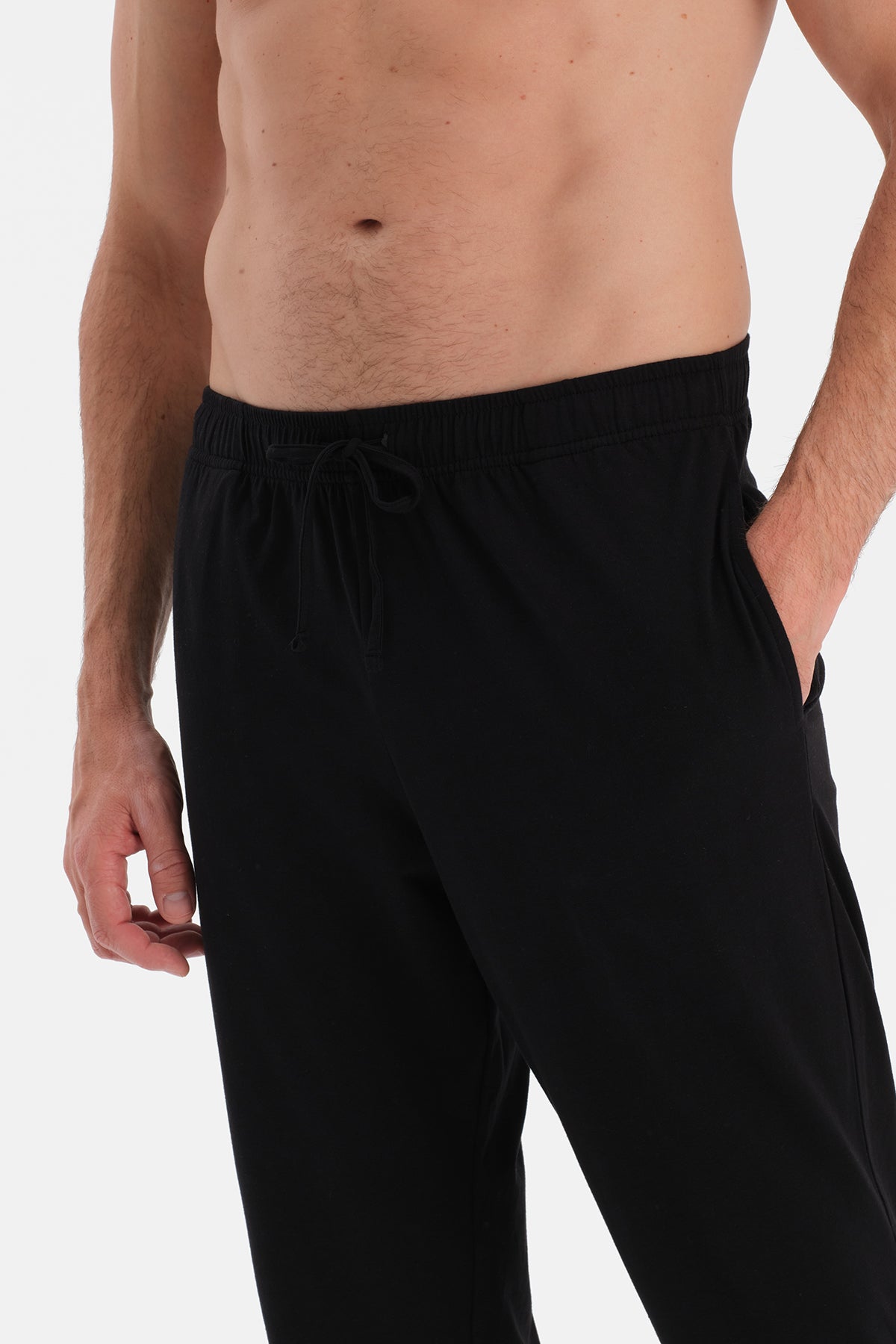 JOGGER PAÇA İKİLİ ÖRME PANTOLON