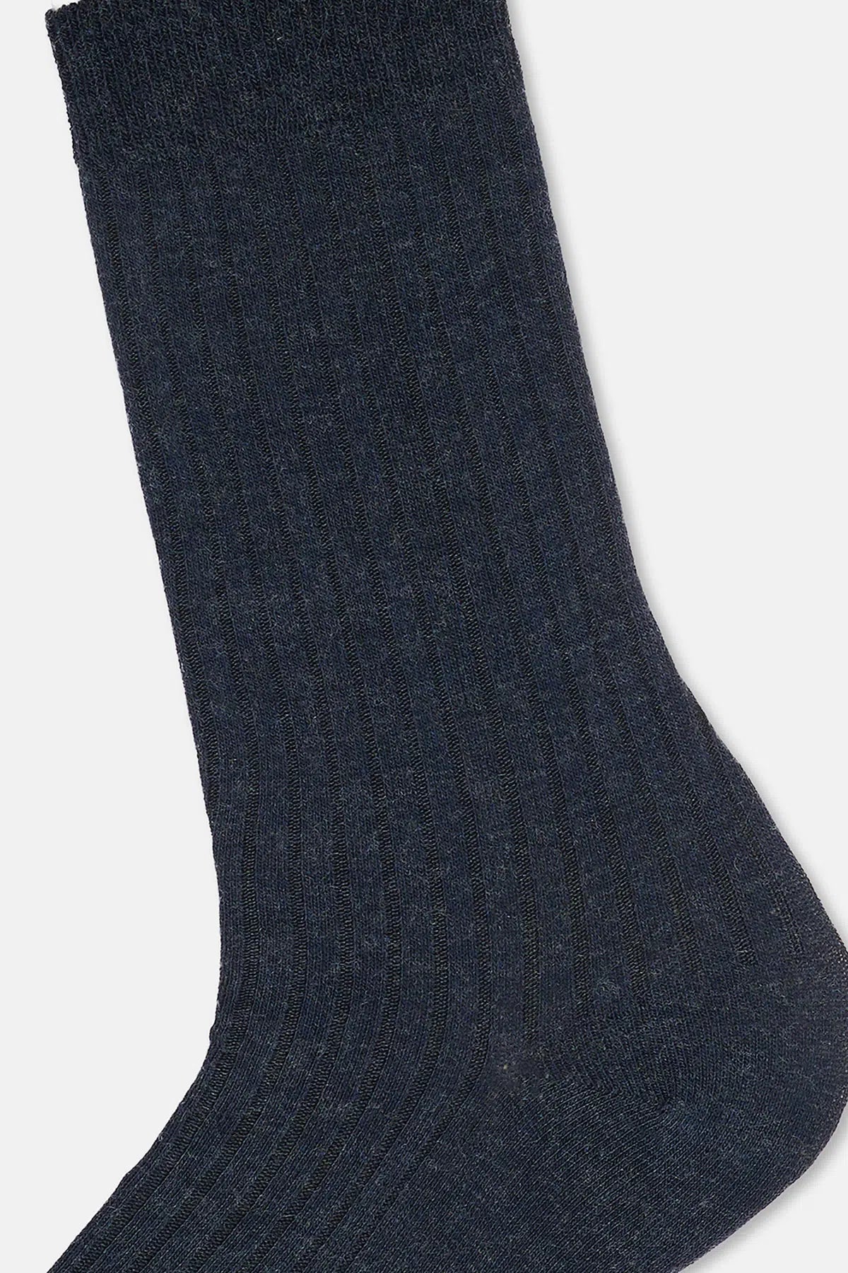 ERKEK YÜN KARIŞIMLI İNCE RIB ÇORAP