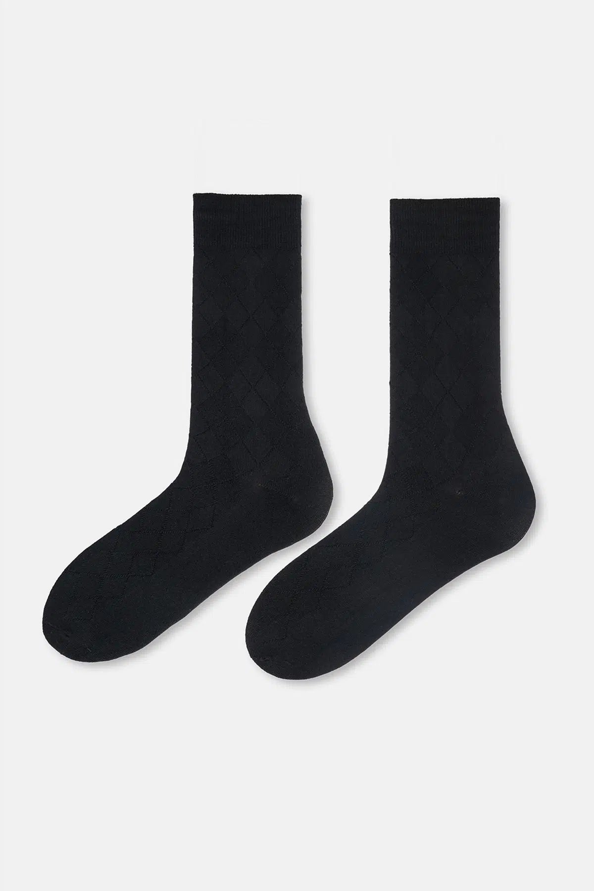 ERKEK BAKLAVA DESEN BAMBU ÇORAP