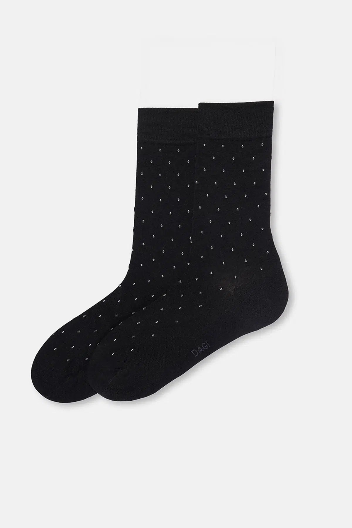 Bordo-Siyah Erkek 2'li Mini Desen Bambu Çorap