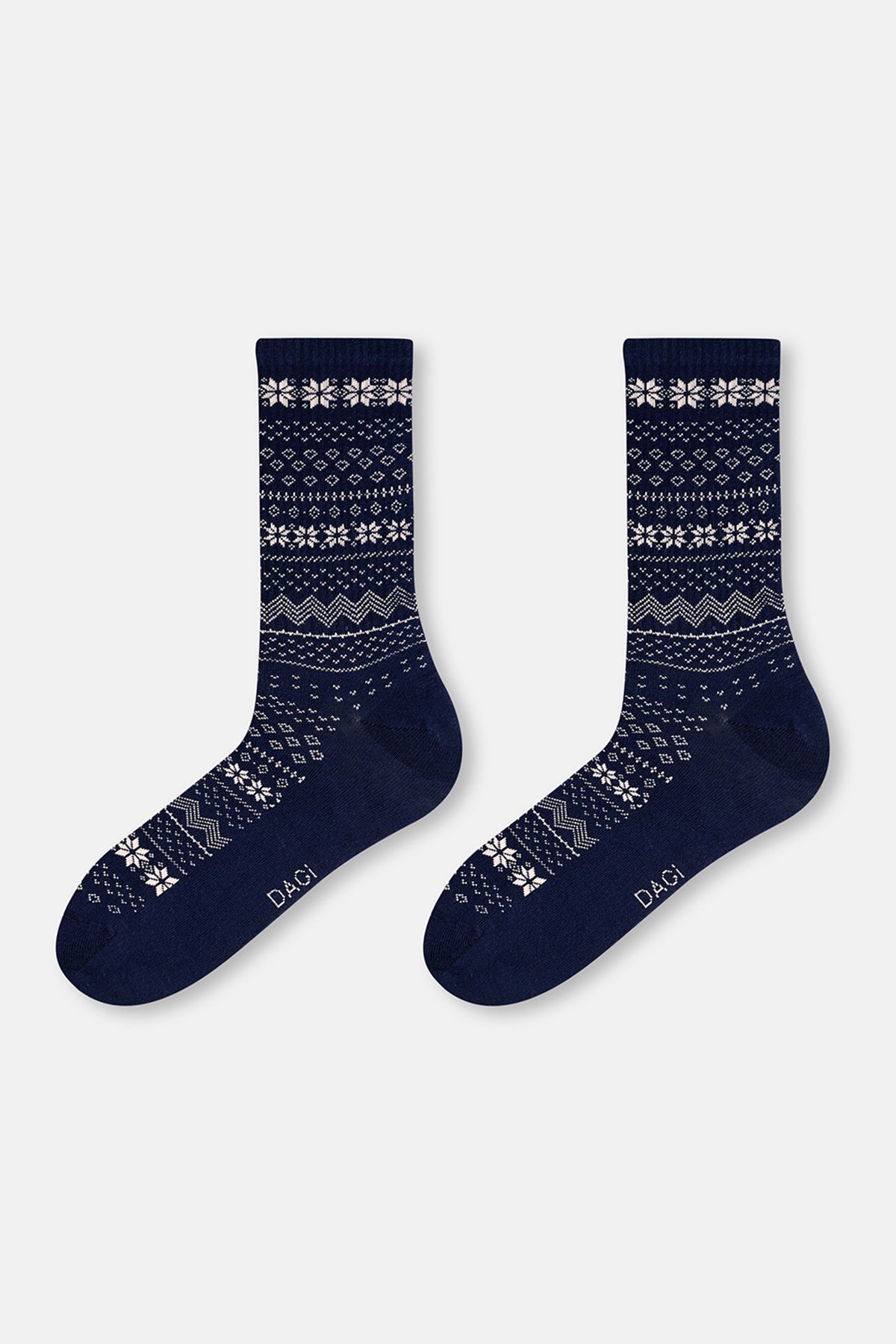 ERKEK 2'Lİ GEYİK DESENLİ YILBAŞI ÇORAP