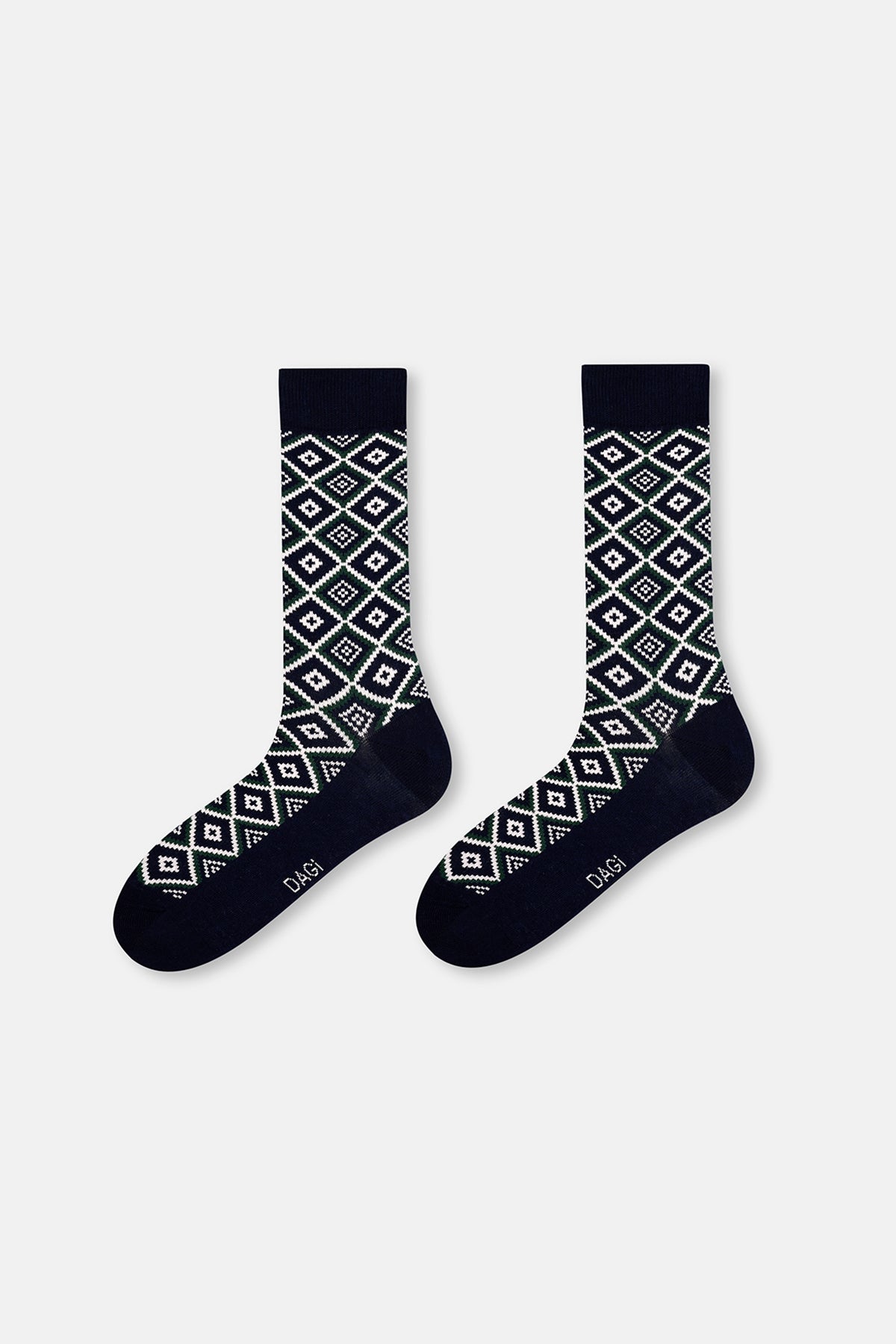 ERKEK 2'Lİ EV DESENLİ YILBAŞI ÇORAP