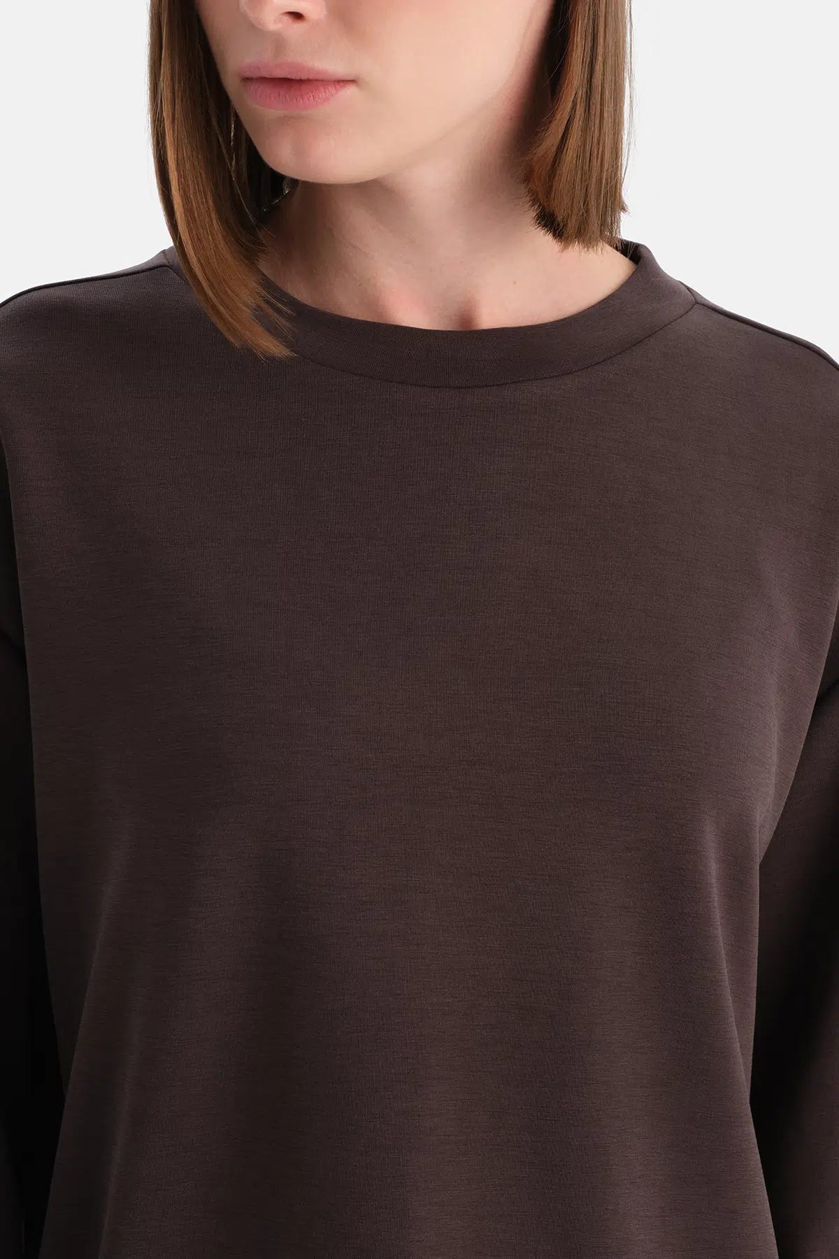 DÜŞÜK OMUZ MODAL OVERSİZE SWEATSHIRT