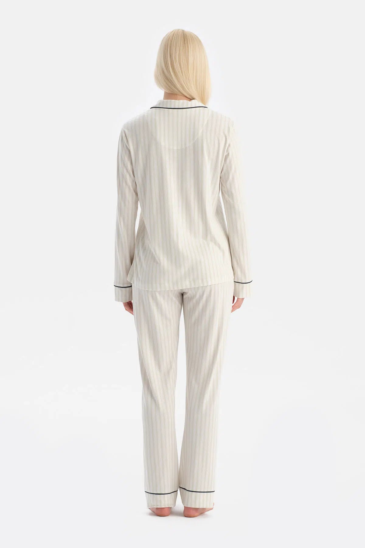 ÇİZGİLİ GÖMLEK PANTOLON TAKIM