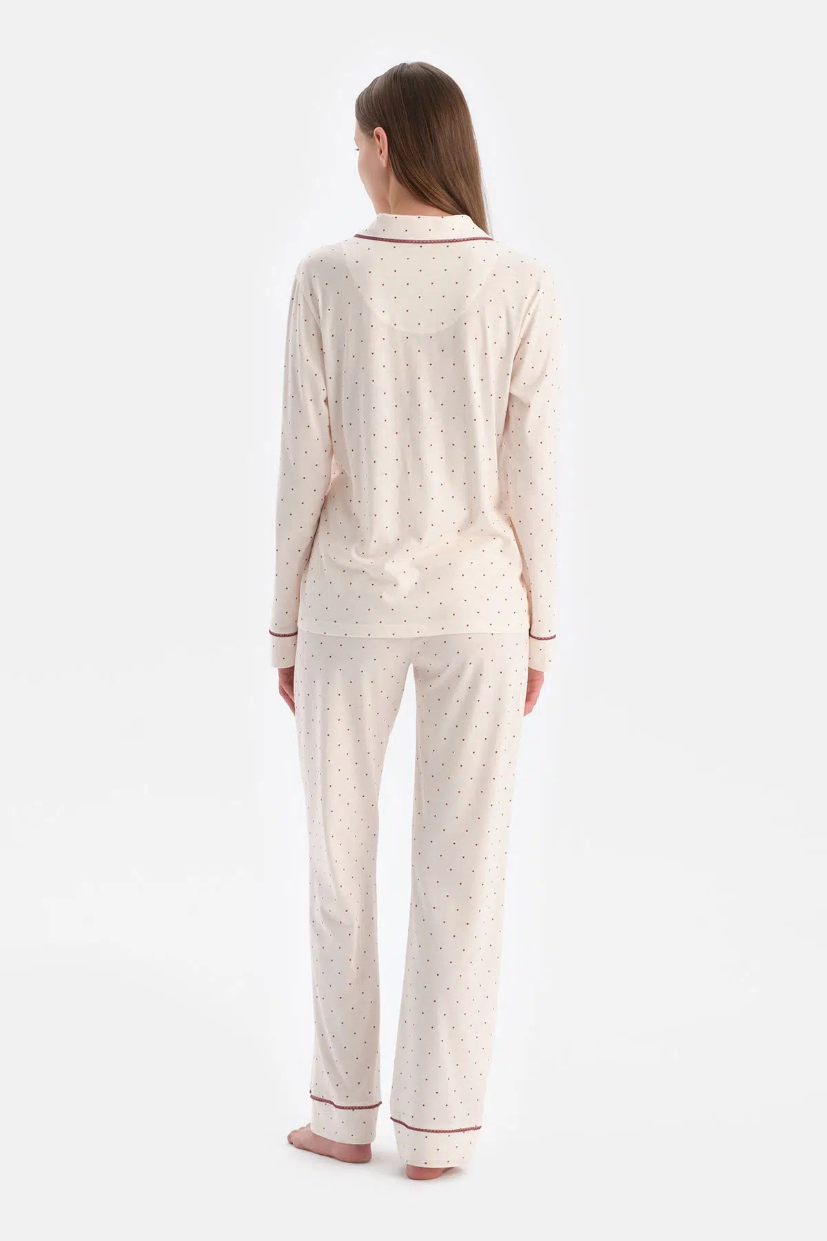 KALP DESENLİ GÖMLEK PANTOLON TAKIM