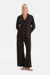 LEOPAR DESENLİ GÖMLEK PANTOLON TAKIM