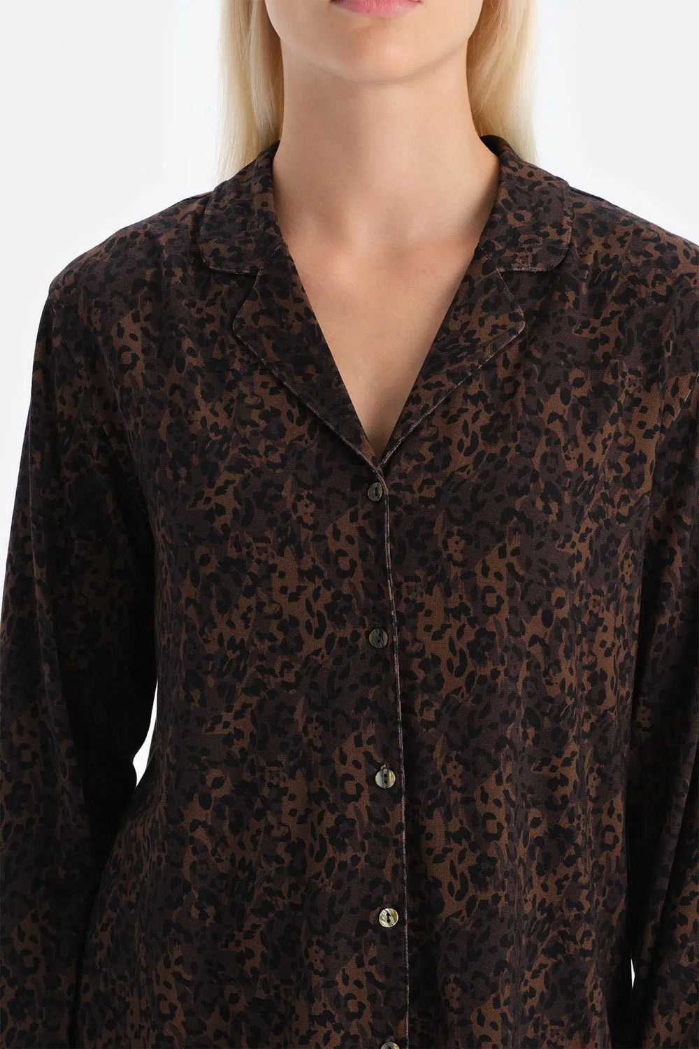 LEOPAR DESENLİ GÖMLEK PANTOLON TAKIM