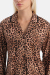 LEOPAR DESENLİ GÖMLEK PANTOLON TAKIM
