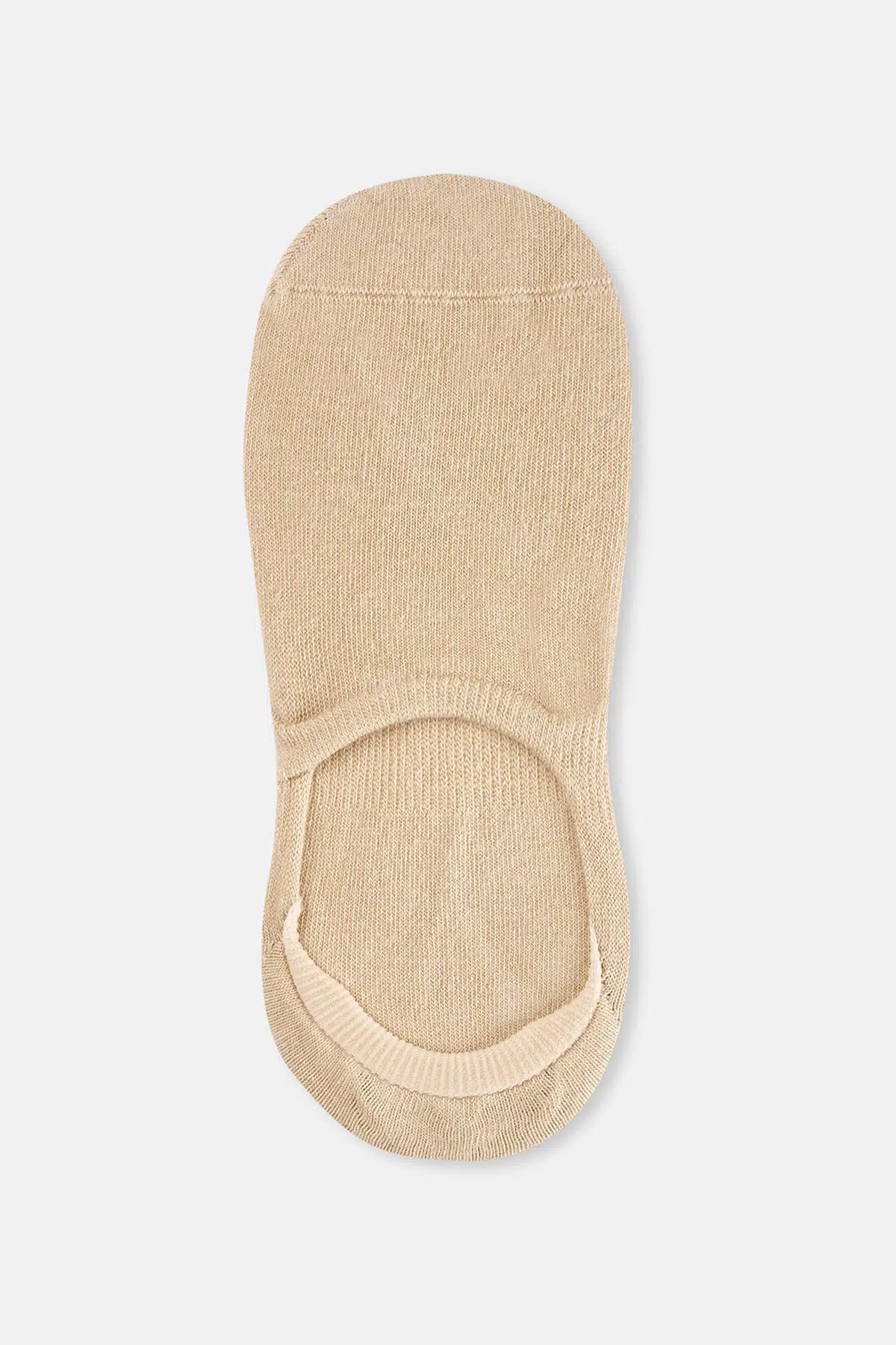 Beyaz-Siyah-Ten Kadın 3'lü Görünmez Çorap