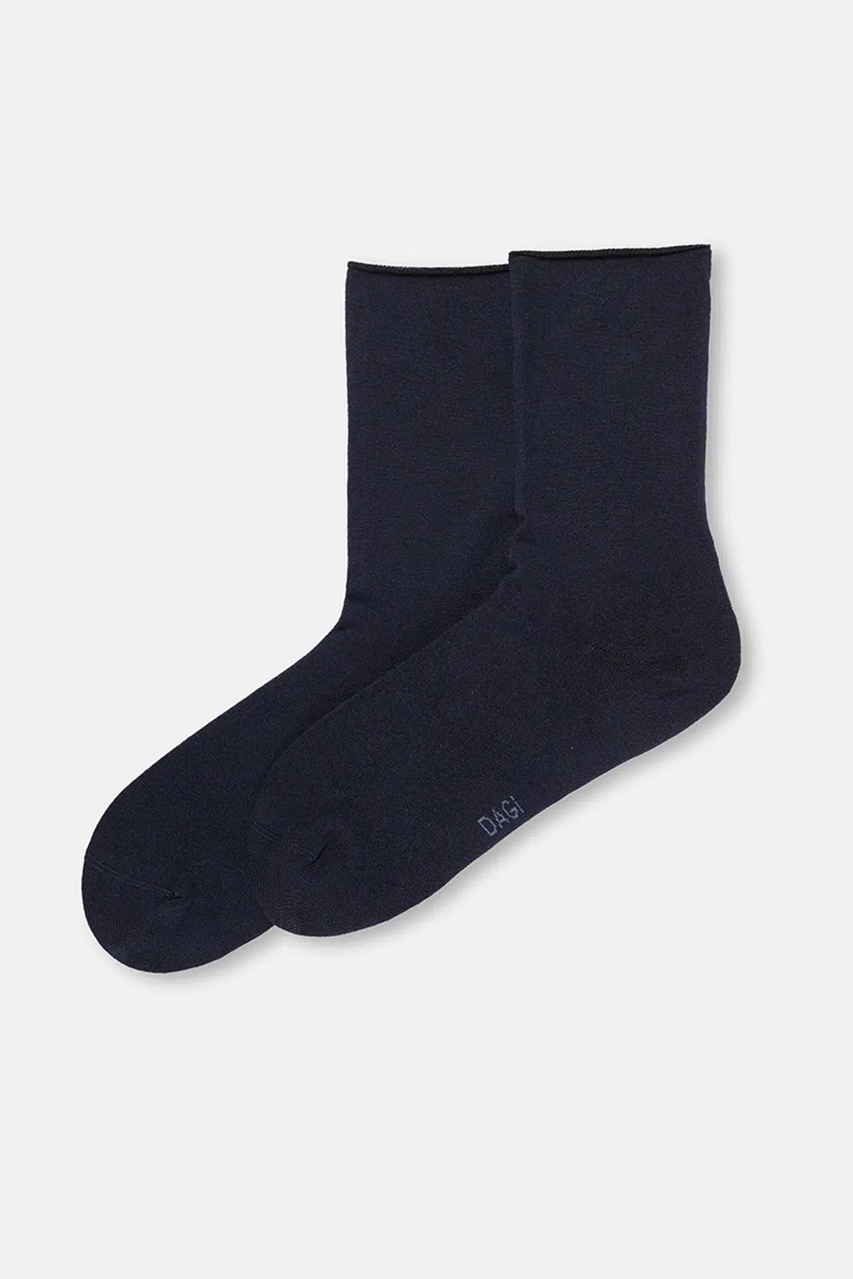 Ekru-Lacivert Kadın 2'li Modal Basic Çorap