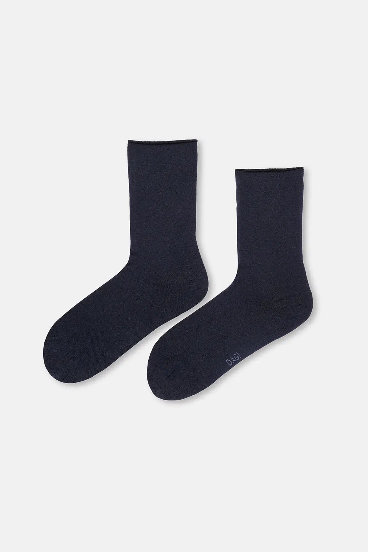 Ekru-Lacivert Kadın 2'li Modal Basic Çorap