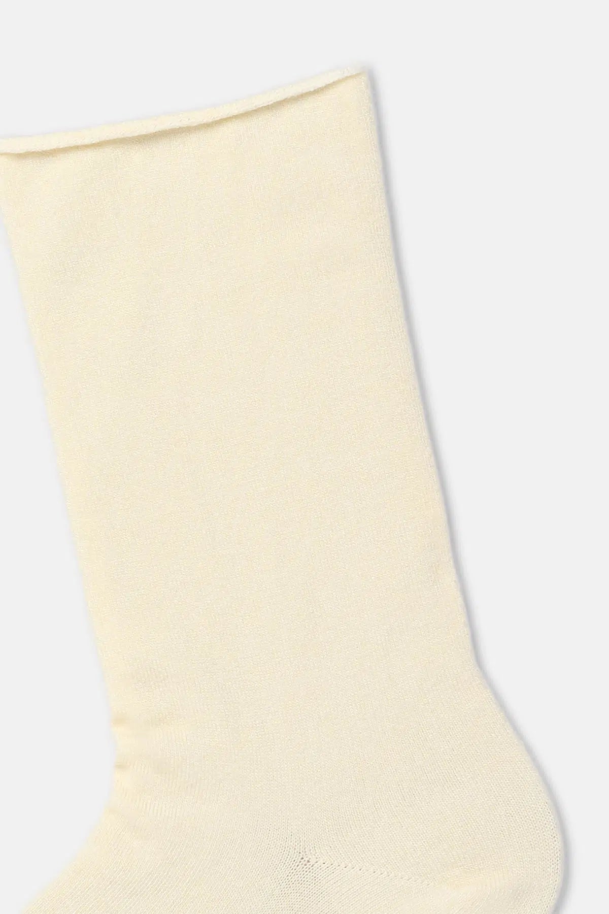 Ekru-Lacivert Kadın 2'li Modal Basic Çorap