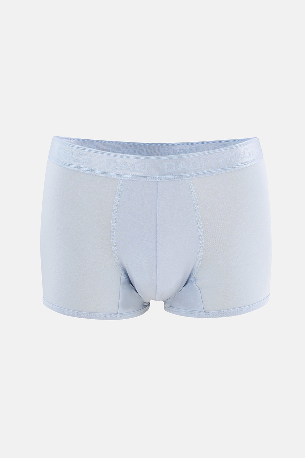 Açık Mavi-Mavi 3'lü Desenli Micro Modal Boxer