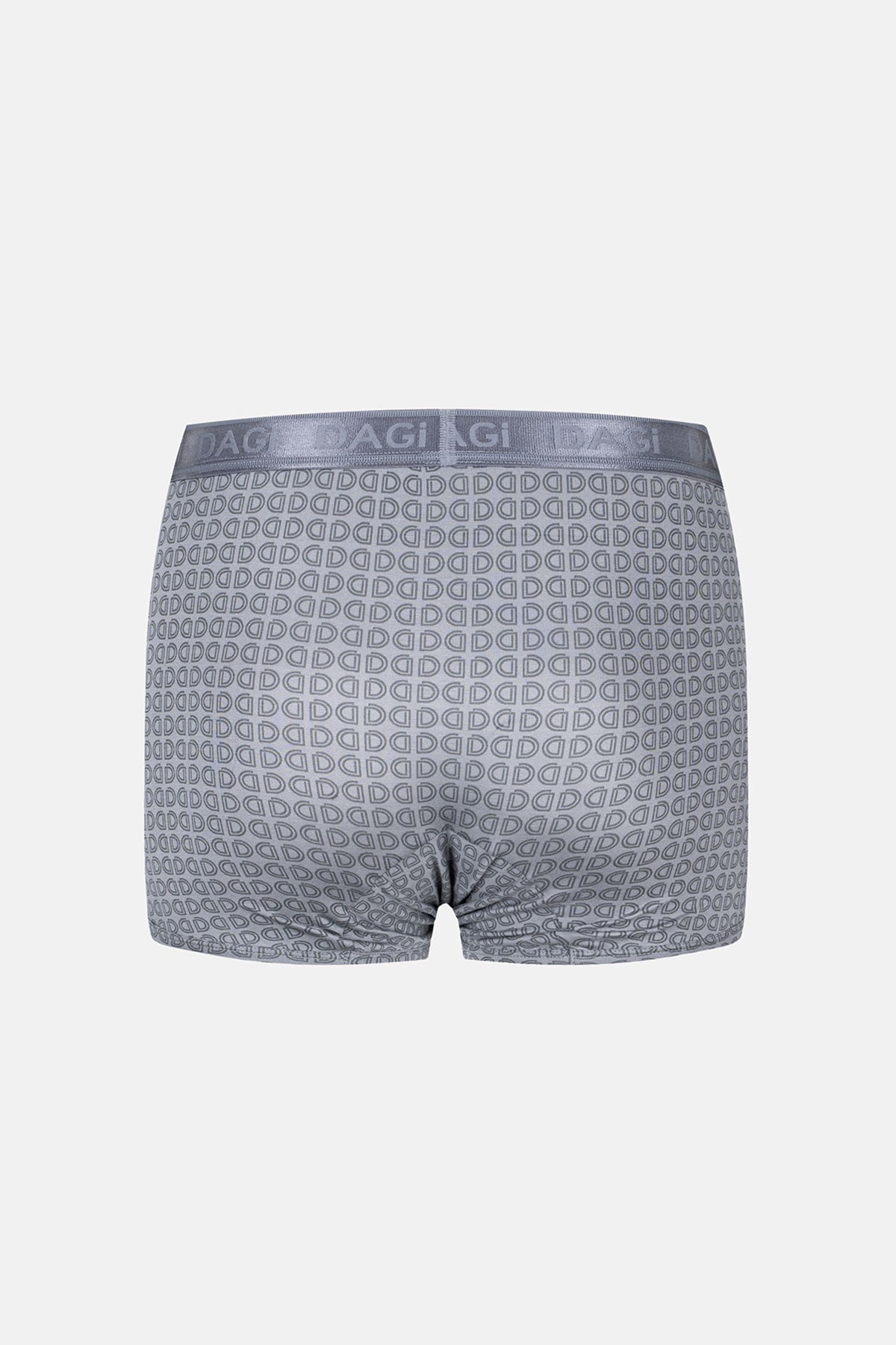 Gri Desenli Micro Modal Boxer