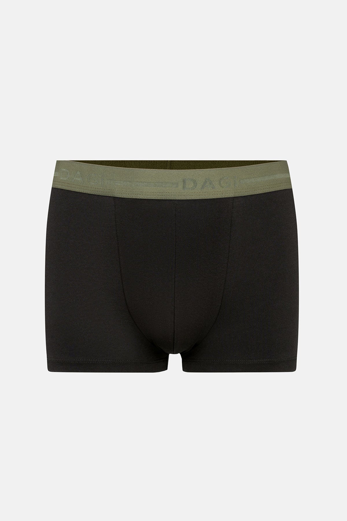 Siyah 2'li Düz Pamuk Boxer