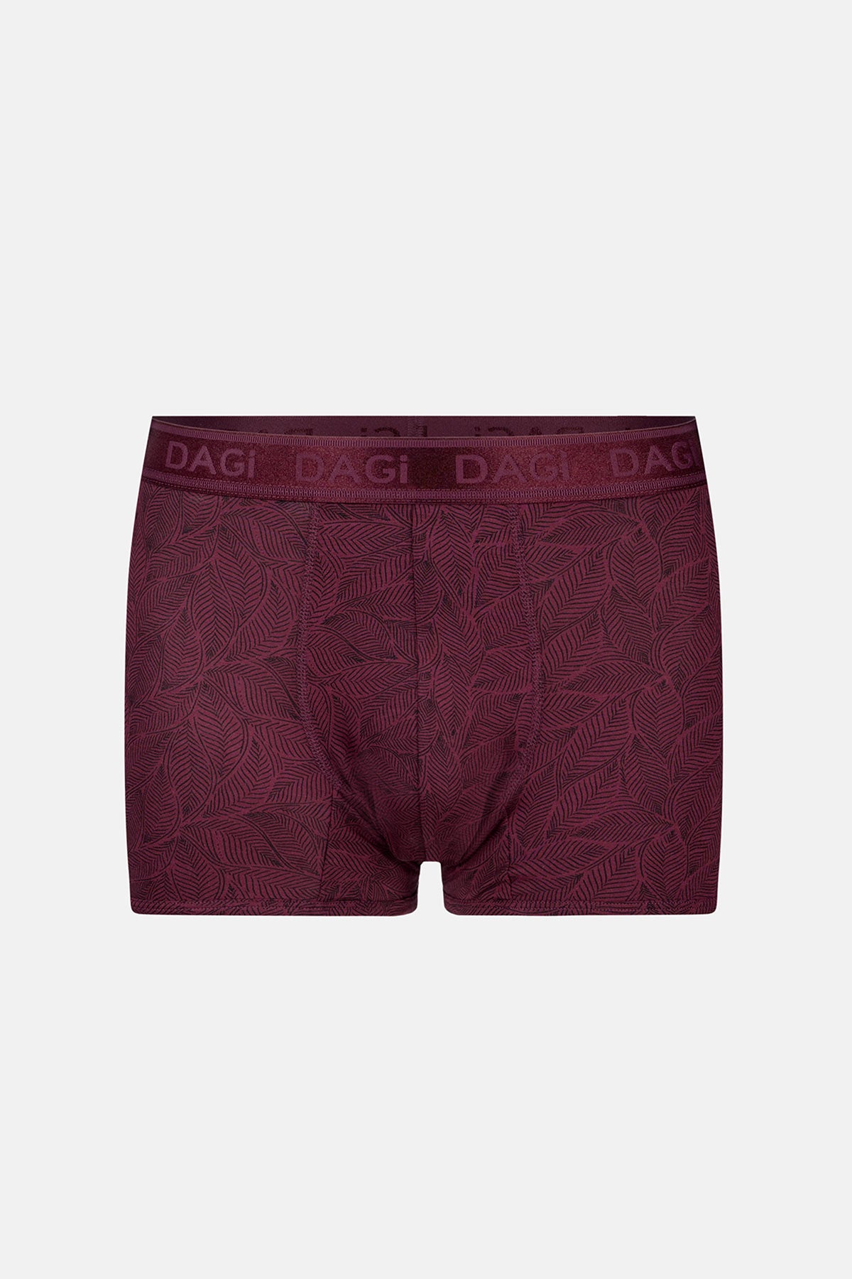 Bordo Desenli Micro Modal Boxer