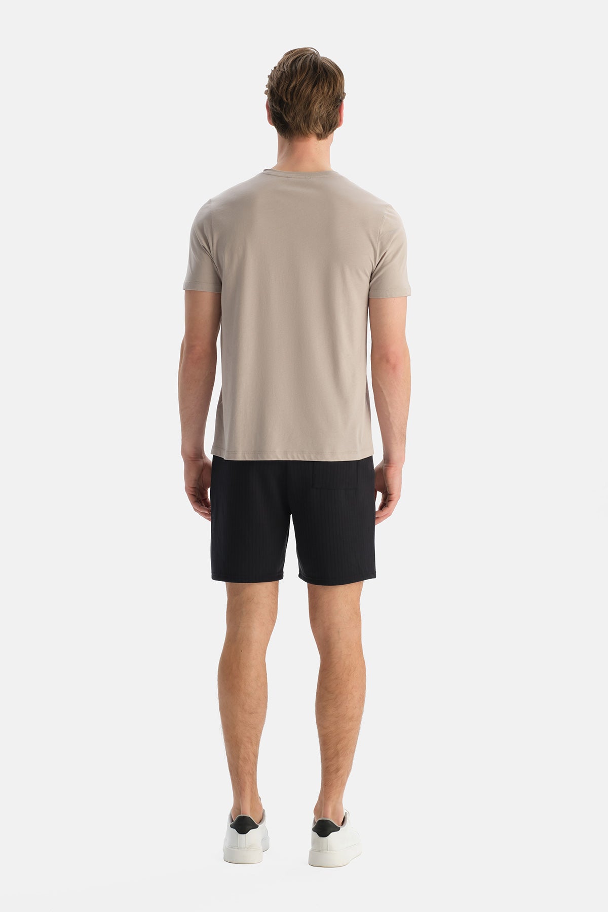 Taş Bisiklet Yaka Baskılı Tişört