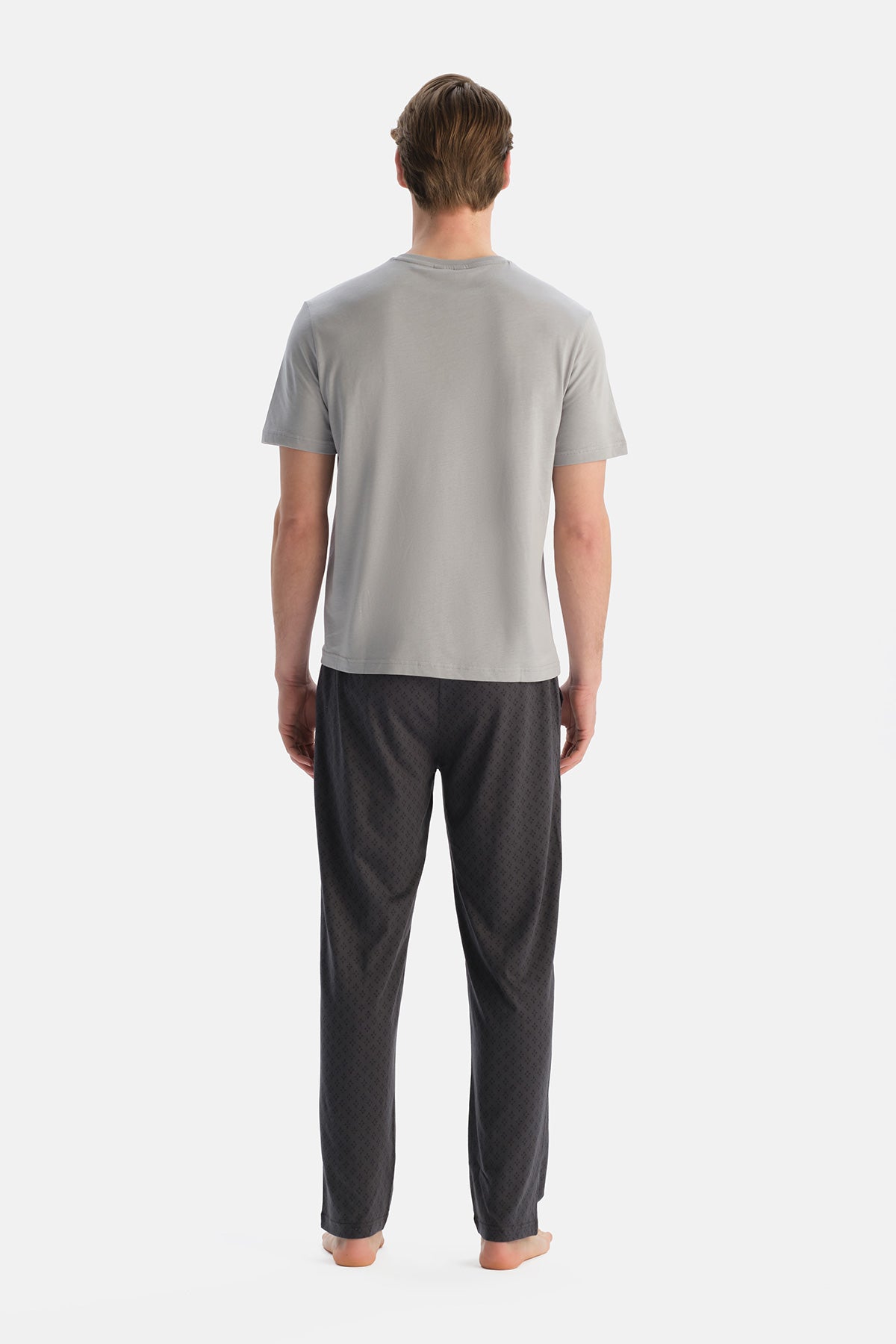 Gri Kısa Kollu Üçlü Takım