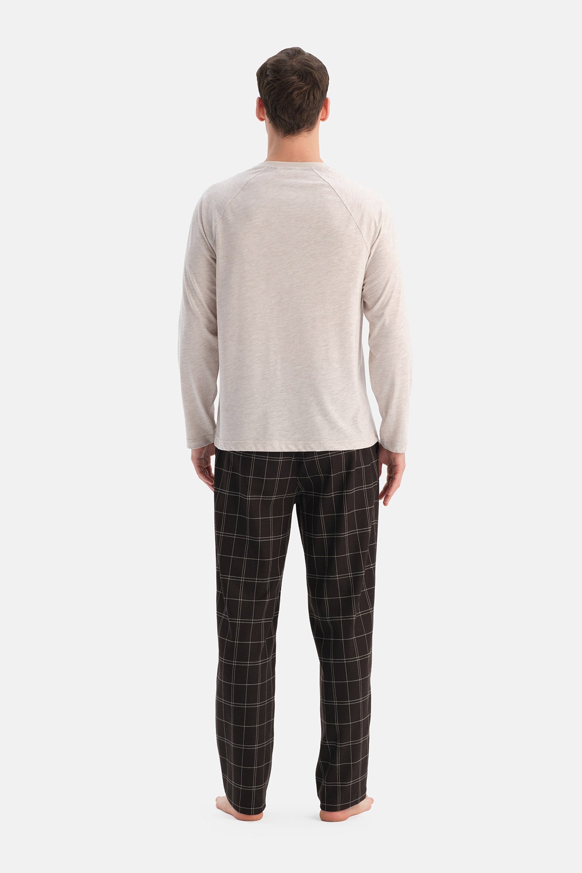 REGLAN KOLLU PATLI TİŞÖRT PANTOLON TAKIM